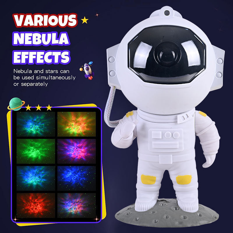 Astronaut Galaxy Star Projector – 8 Nebula Effects + Rotating Stars (2025 Viral TikTok Edition)