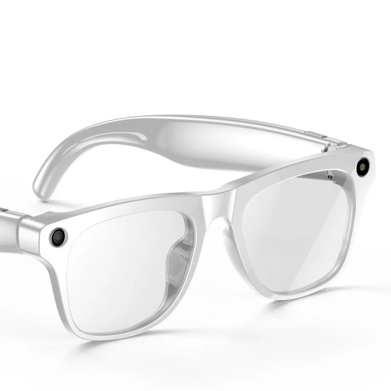 2025 AI Smart Glasses 100MP 4K Hidden Camera + Voice AI Assistant + Bluetooth Calls